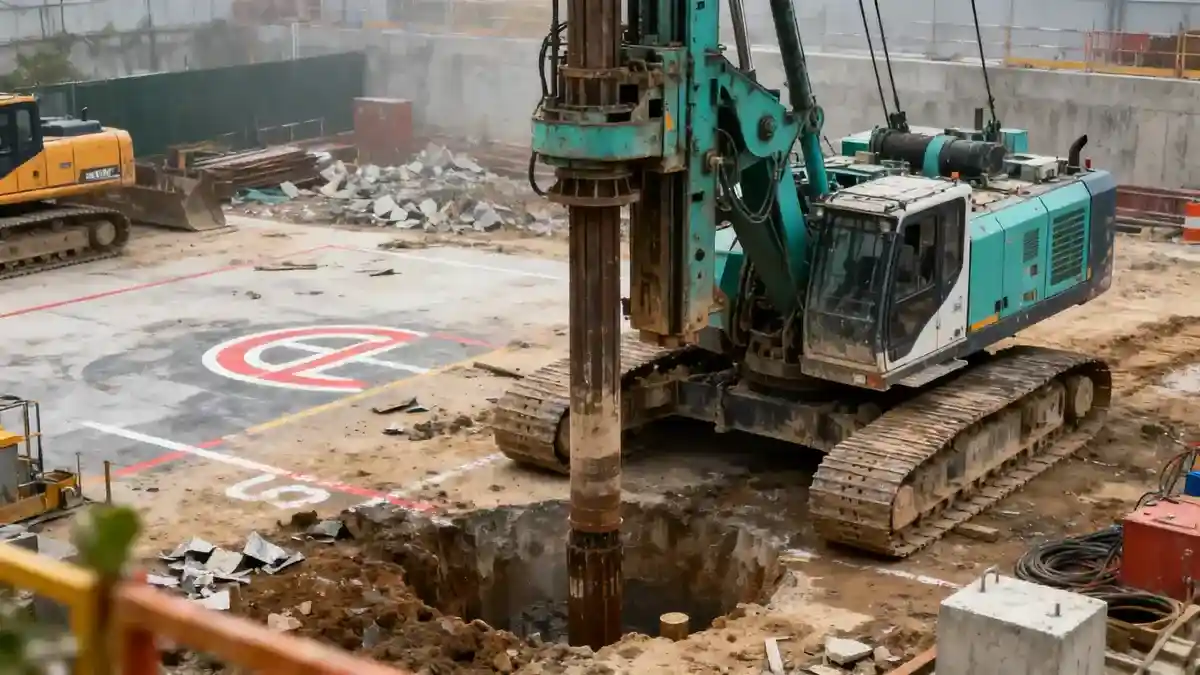 Travaux géotechniques à Ajaccio